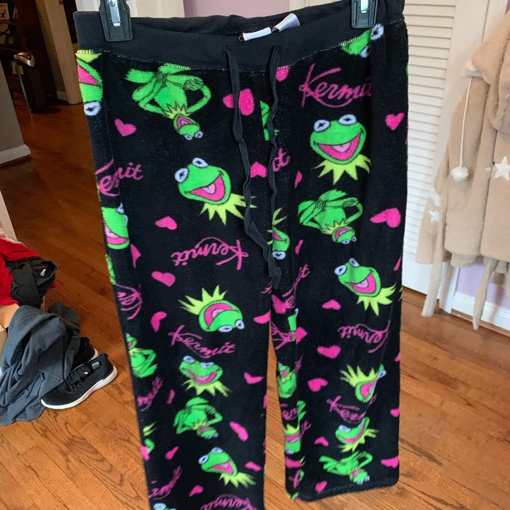 DISNEY Kermit the frog pajama pants